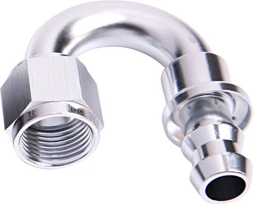 400 Series Push Lock 180° Hose End -4AN AF406-04S