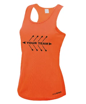 ADD YOUR TEAM NAME PRINTED WOMENS COOL VEST