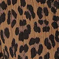 Animal Print 3/4 Sleeve Tie Front Cardigan