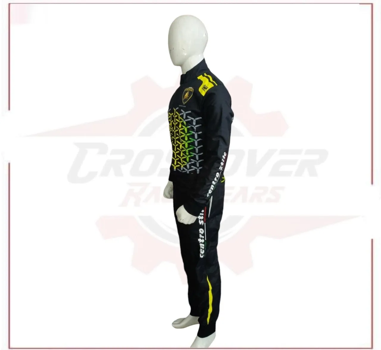 AUTOMOBILI-LAMBORGHINI SQUADRA CORSE OMP ONE ART “SPEED” PROFESSIONAL NEW RACE SUIT