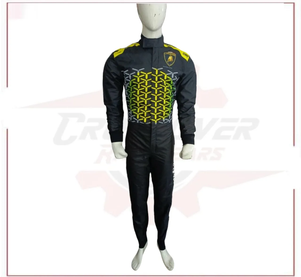 AUTOMOBILI-LAMBORGHINI SQUADRA CORSE OMP ONE ART “SPEED” PROFESSIONAL NEW RACE SUIT