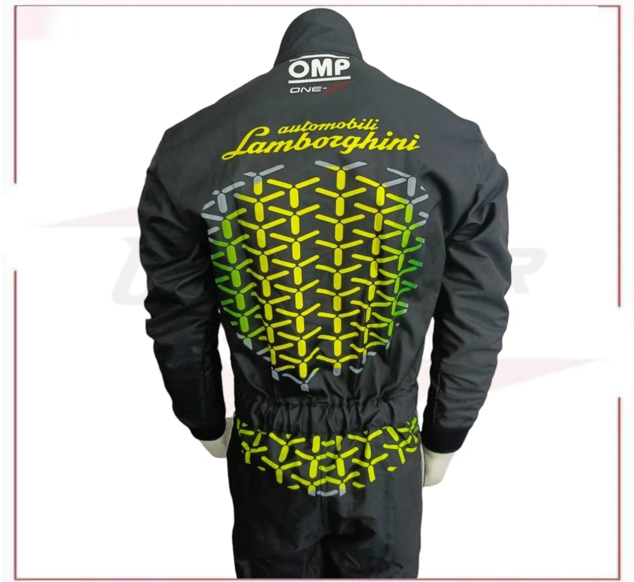 AUTOMOBILI-LAMBORGHINI SQUADRA CORSE OMP ONE ART “SPEED” PROFESSIONAL NEW RACE SUIT