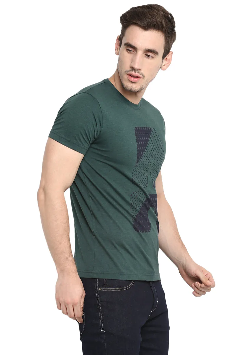 AXMANN Casual T-Shirt (Sky | Green) Combo Pack