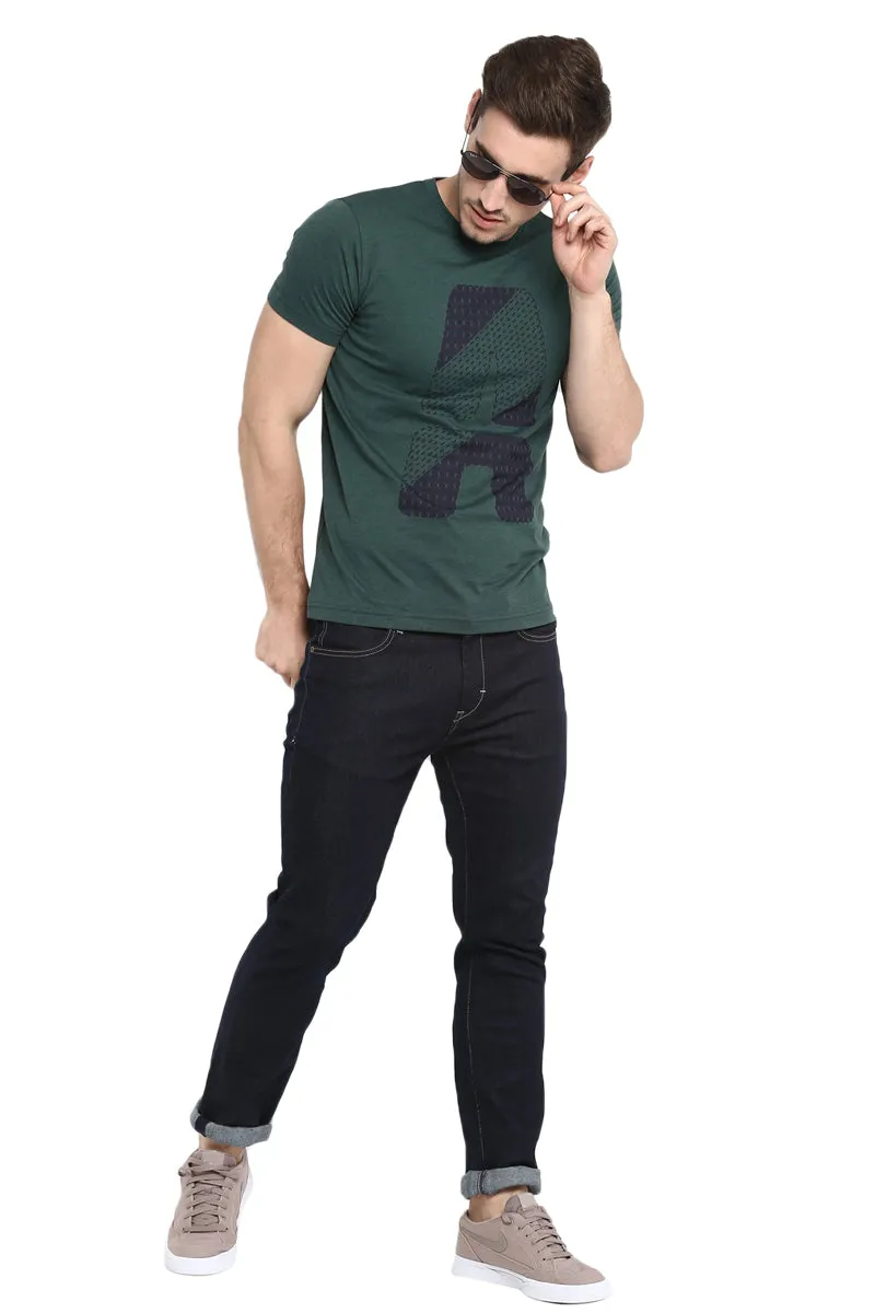 AXMANN Casual T-Shirt (Sky | Green) Combo Pack