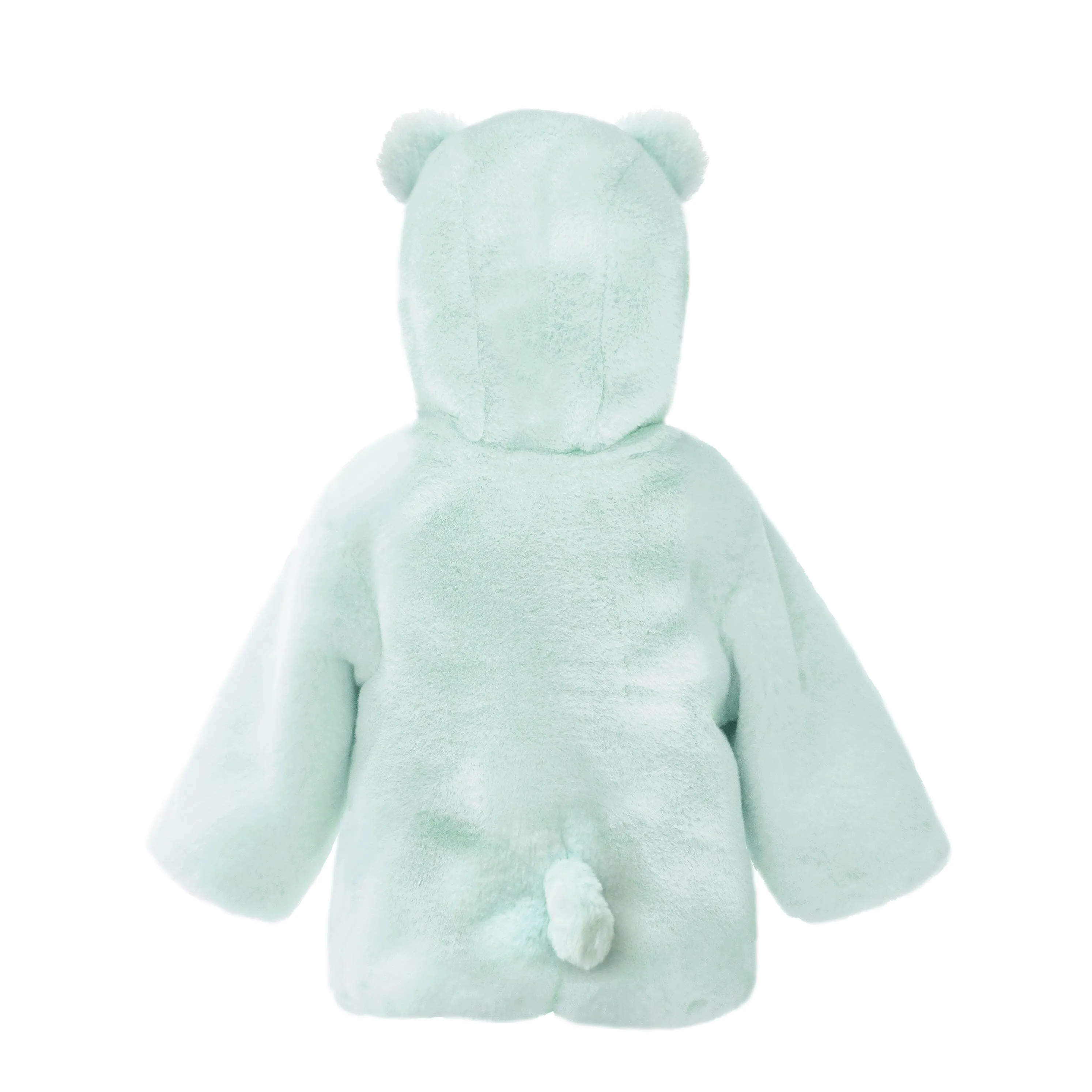 Bear Faux Fur Hooded Baby Coat | 12-18M