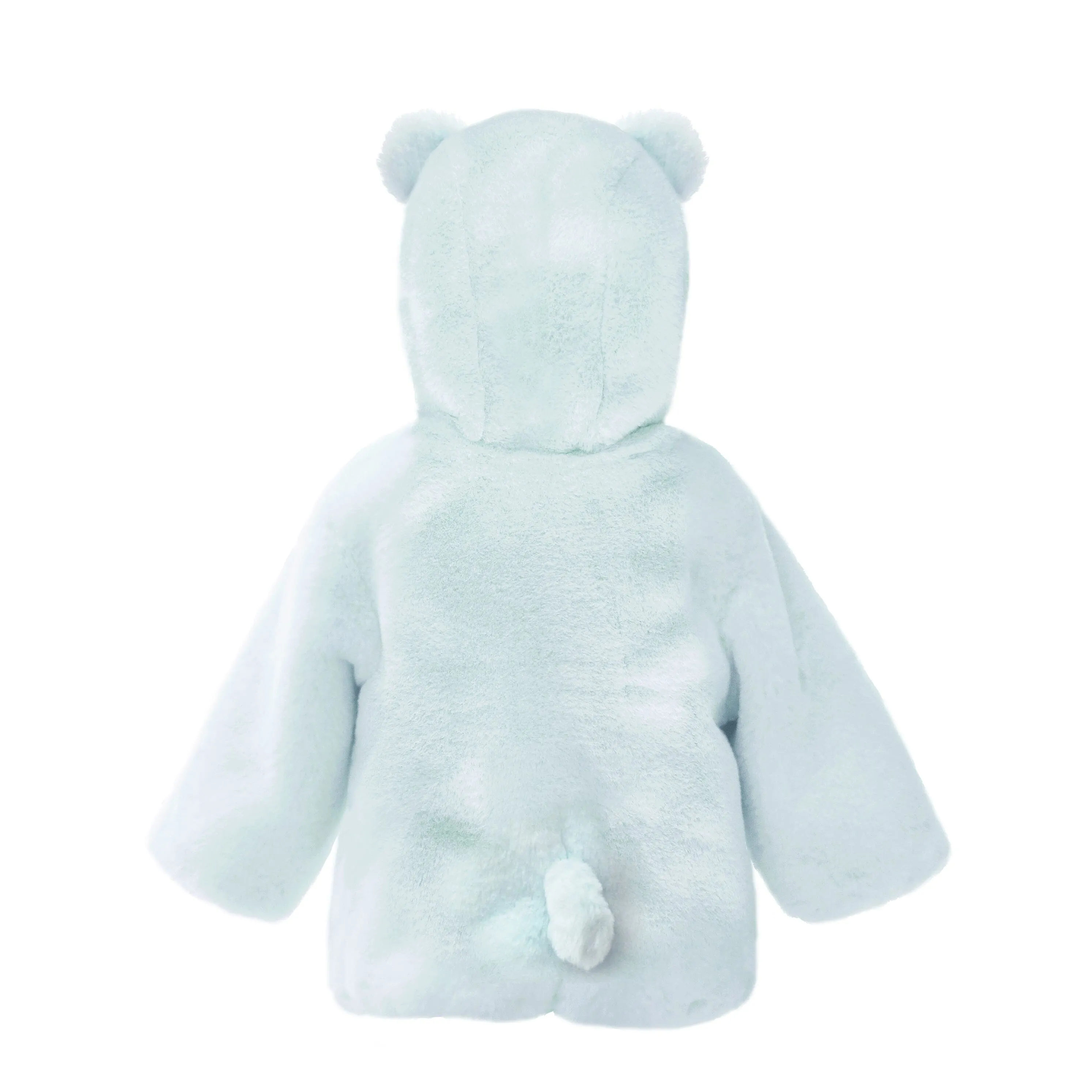 Bear Faux Fur Hooded Baby Coat | 6-12M