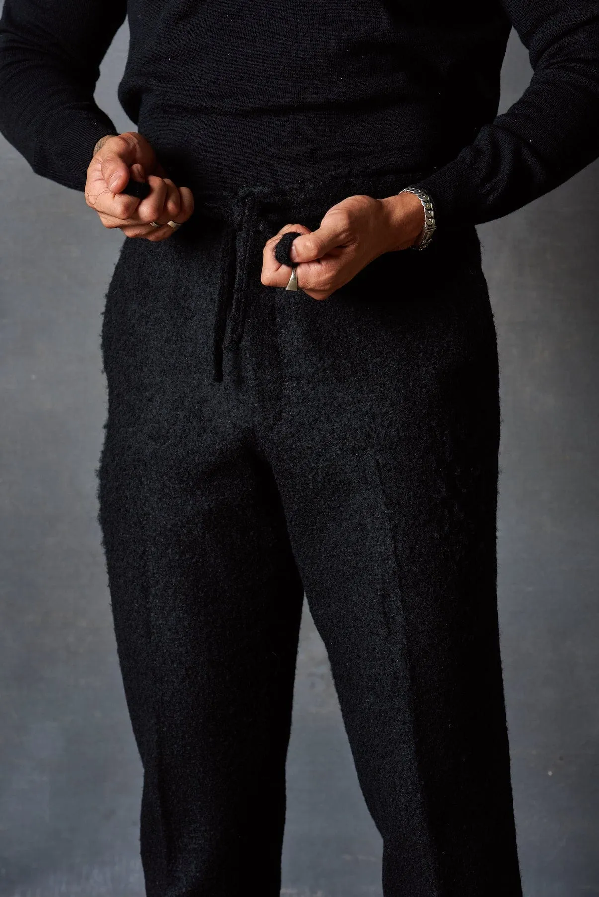 Boiled Wool Trouser