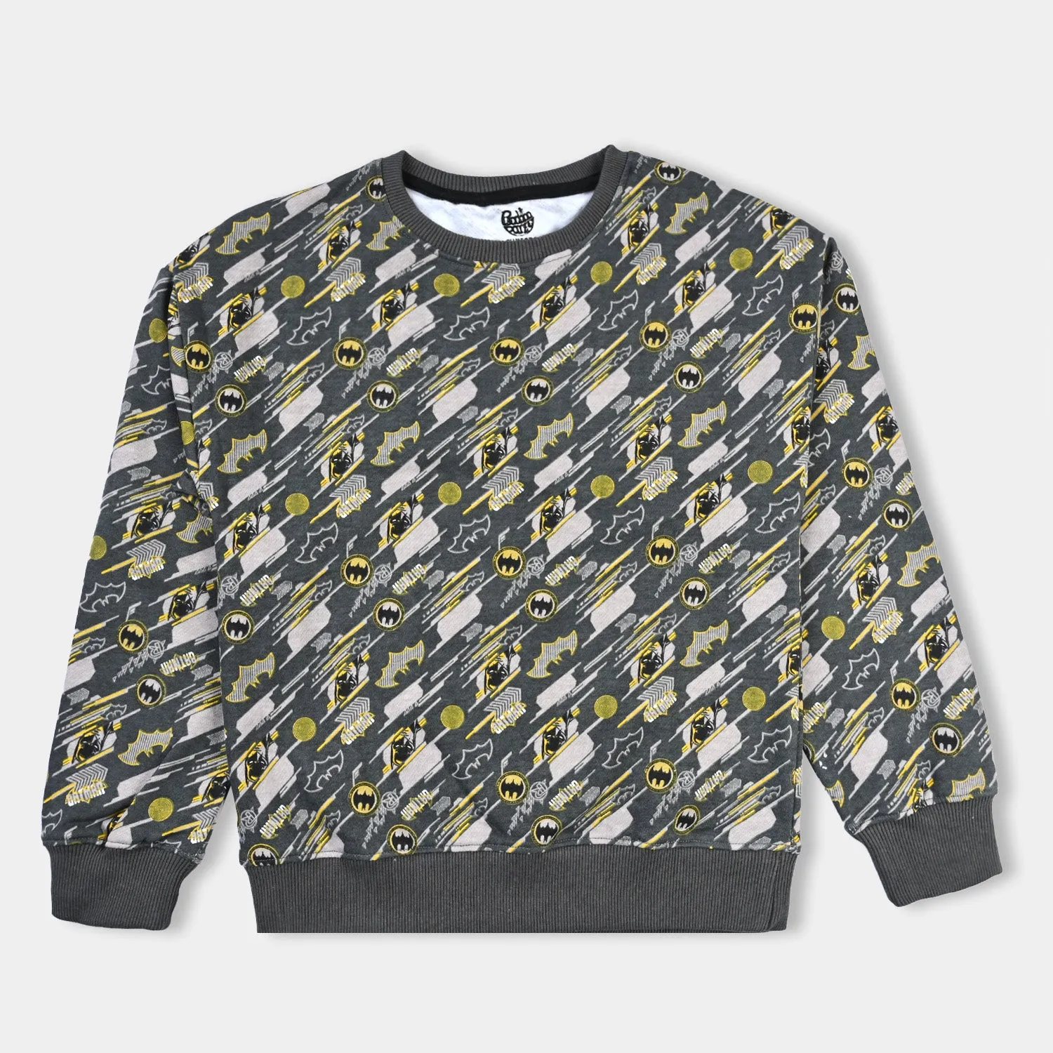 Boys Fleece Sweatshirt -Grey Metal