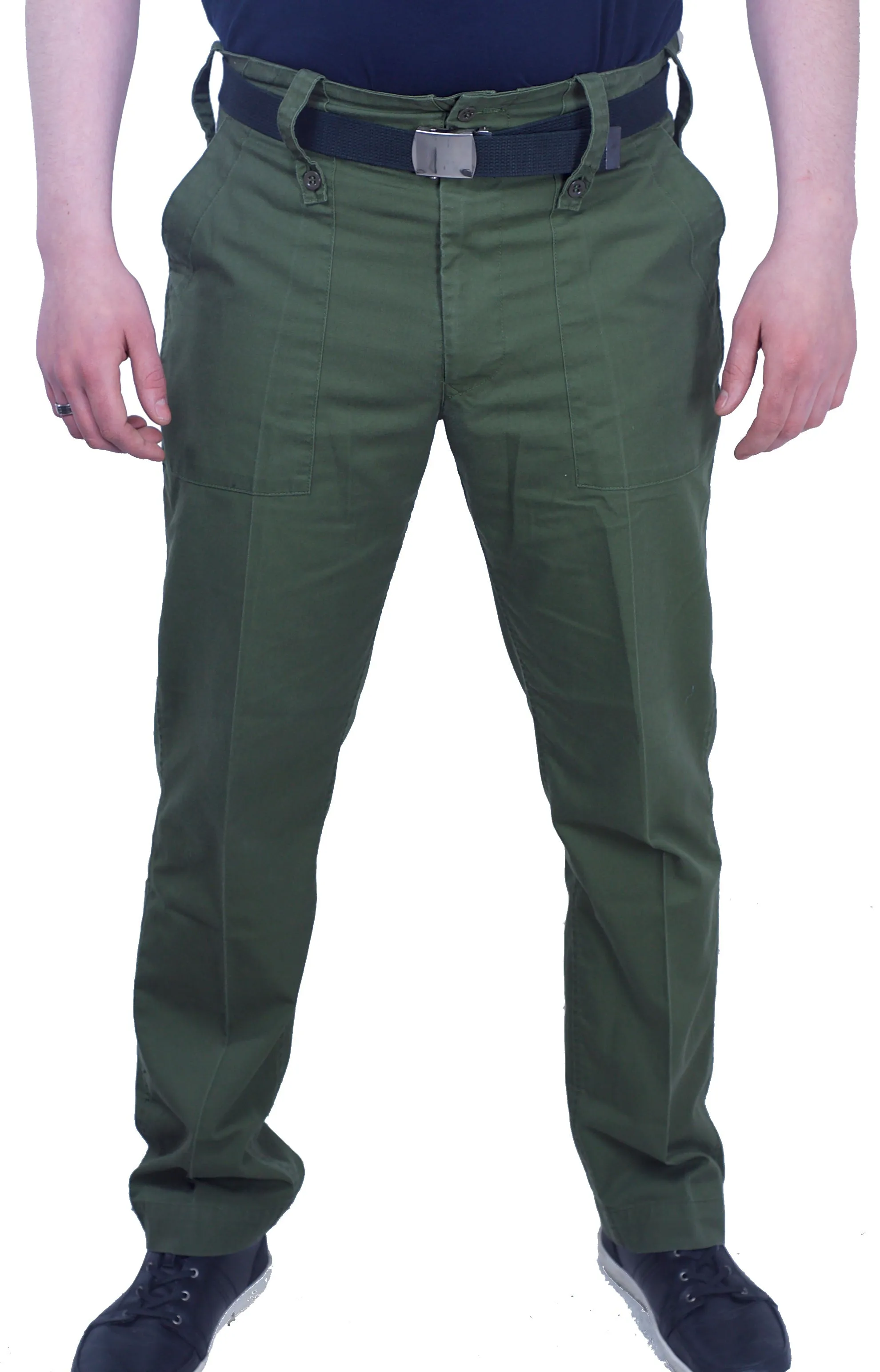 British Army Lightweight Olive Green Trousers - DISTRESSED RANGE