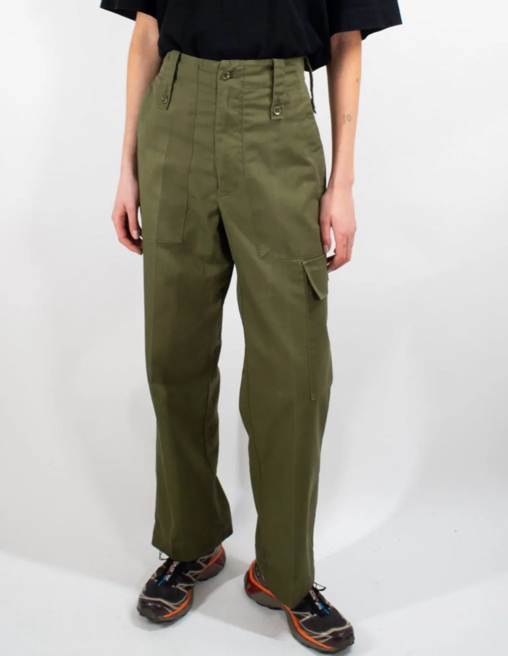 British Army Lightweight Olive Green Trousers - DISTRESSED RANGE