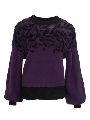 Cashmere Like Acrylic Fur Yarn Sweater