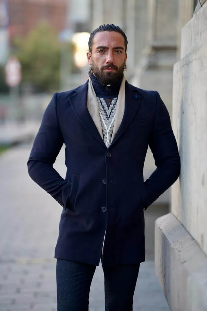 Dark Blue Cachet Coat