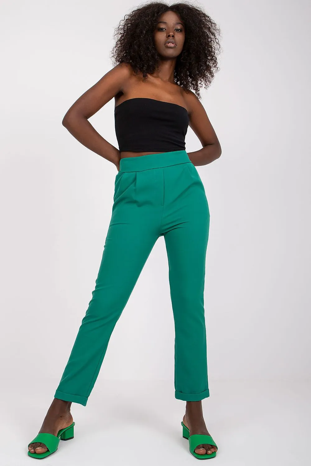 Elegant Italian High-Waisted Pants for Women: The Perfect Fusion of Style and Comfort