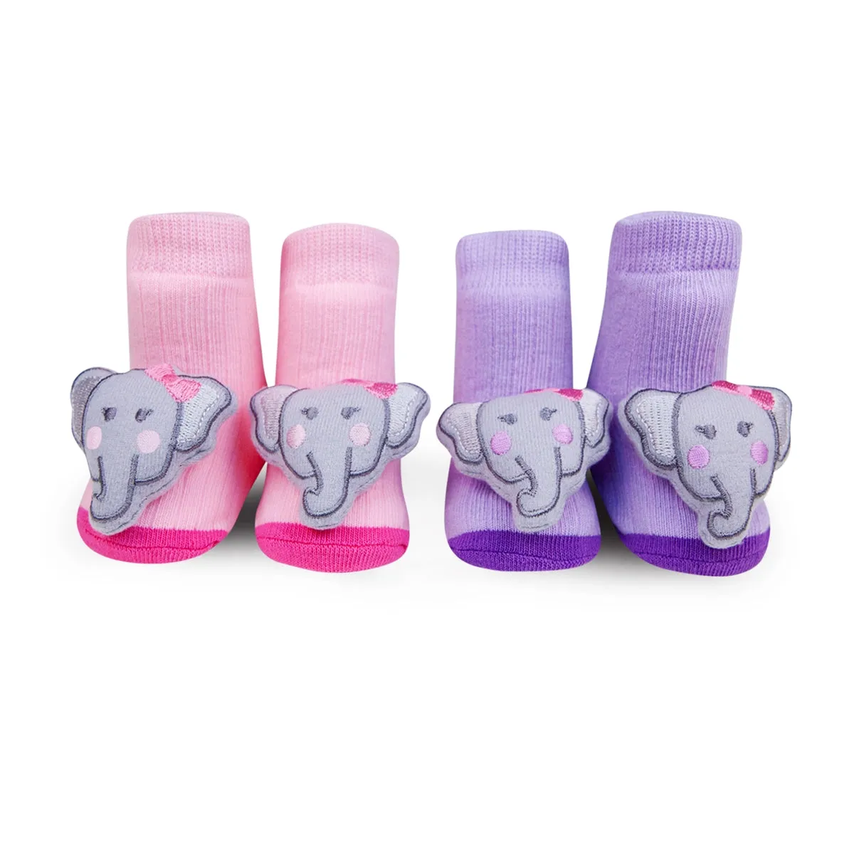 Elephant Rattle Socks