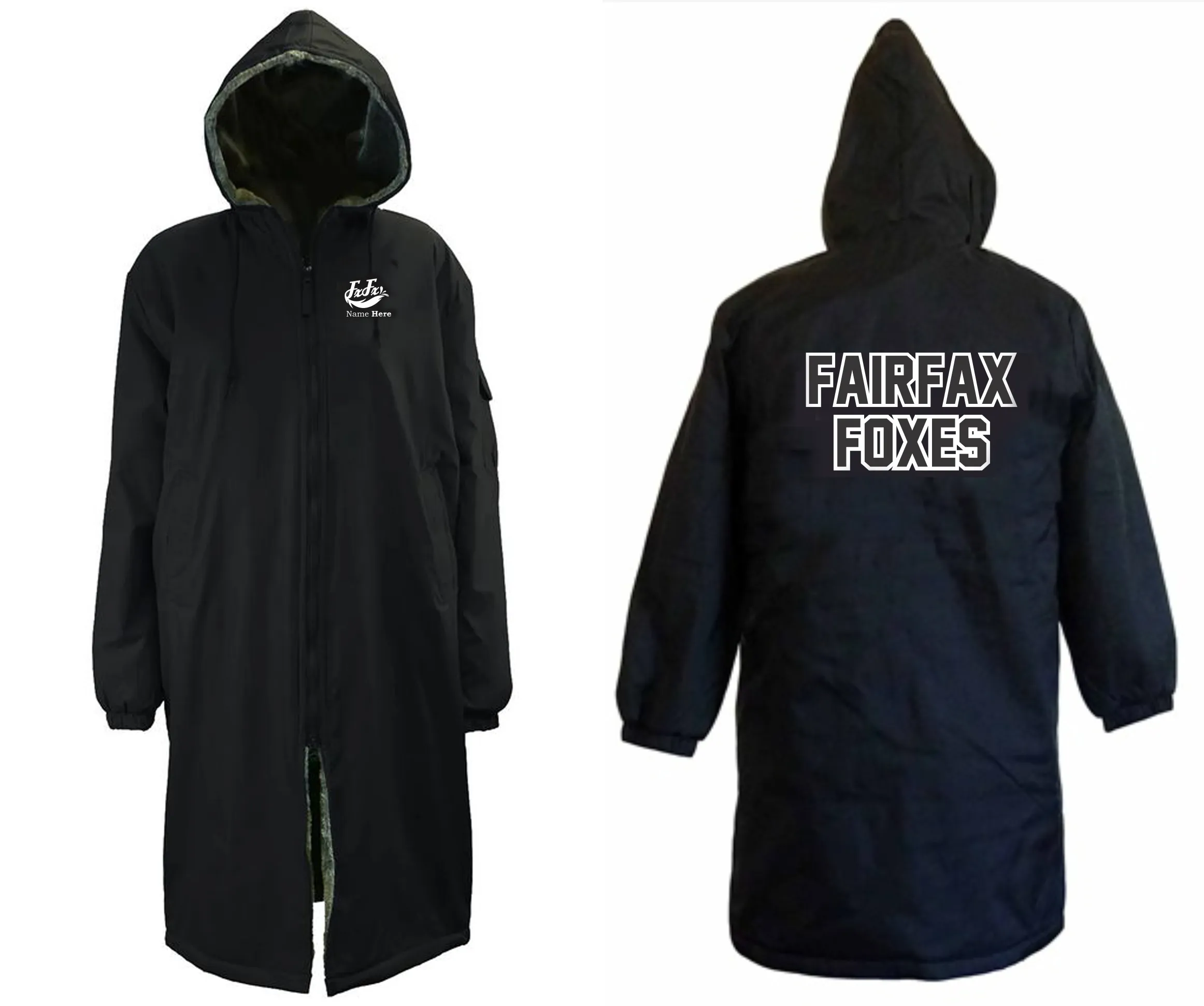 Fairfax Foxes Parka (Faux Fur Lining)