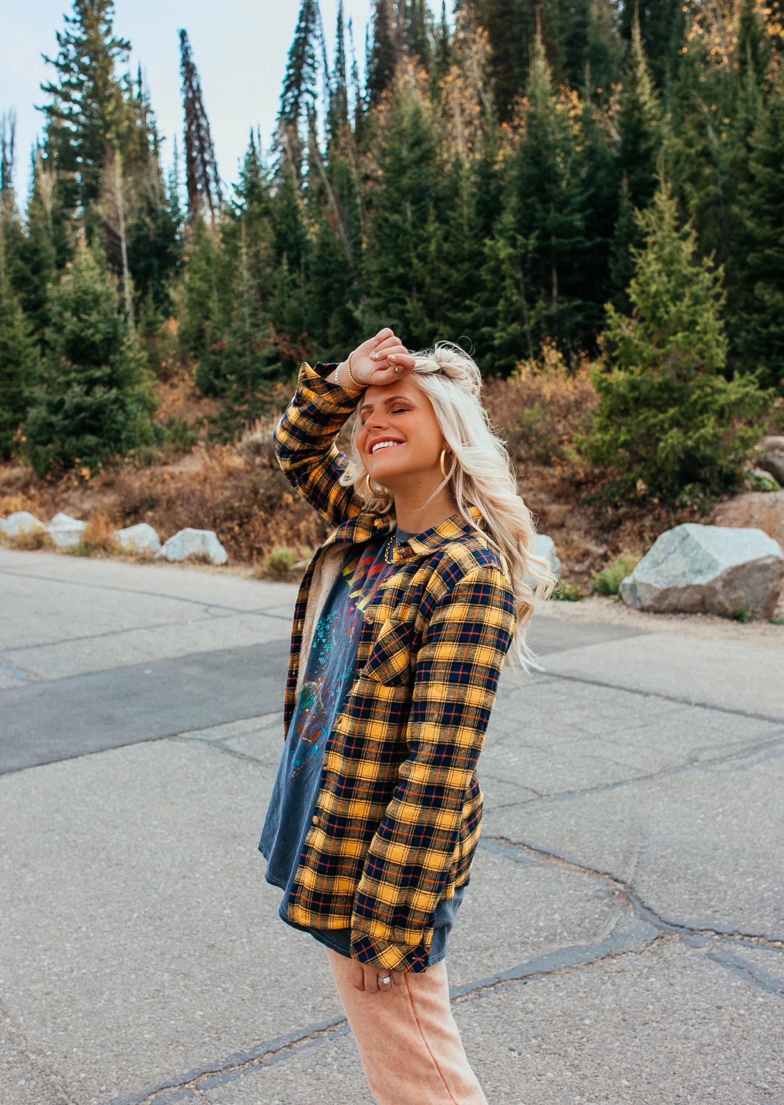 Fall Feels Flannel Top