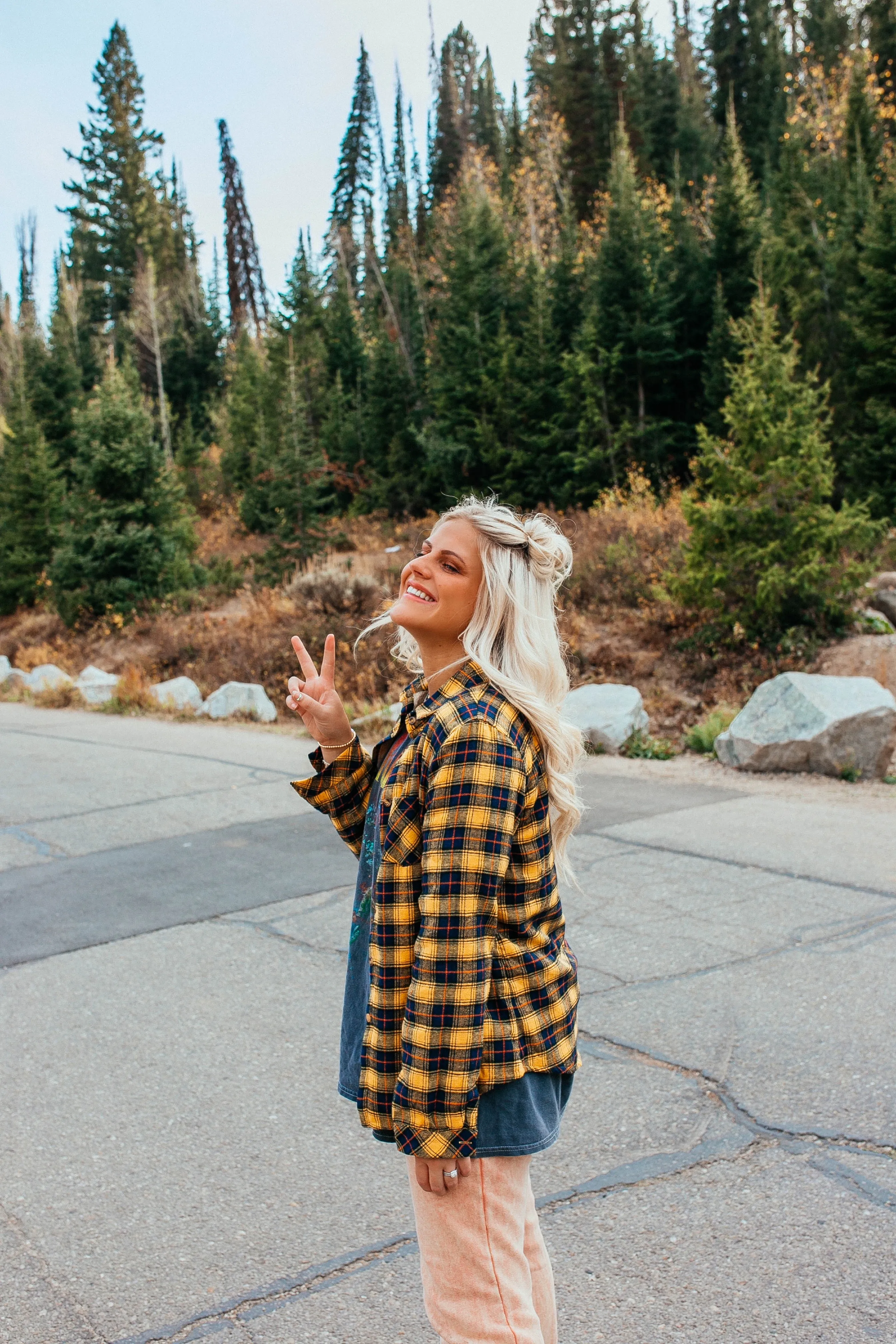 Fall Feels Flannel Top