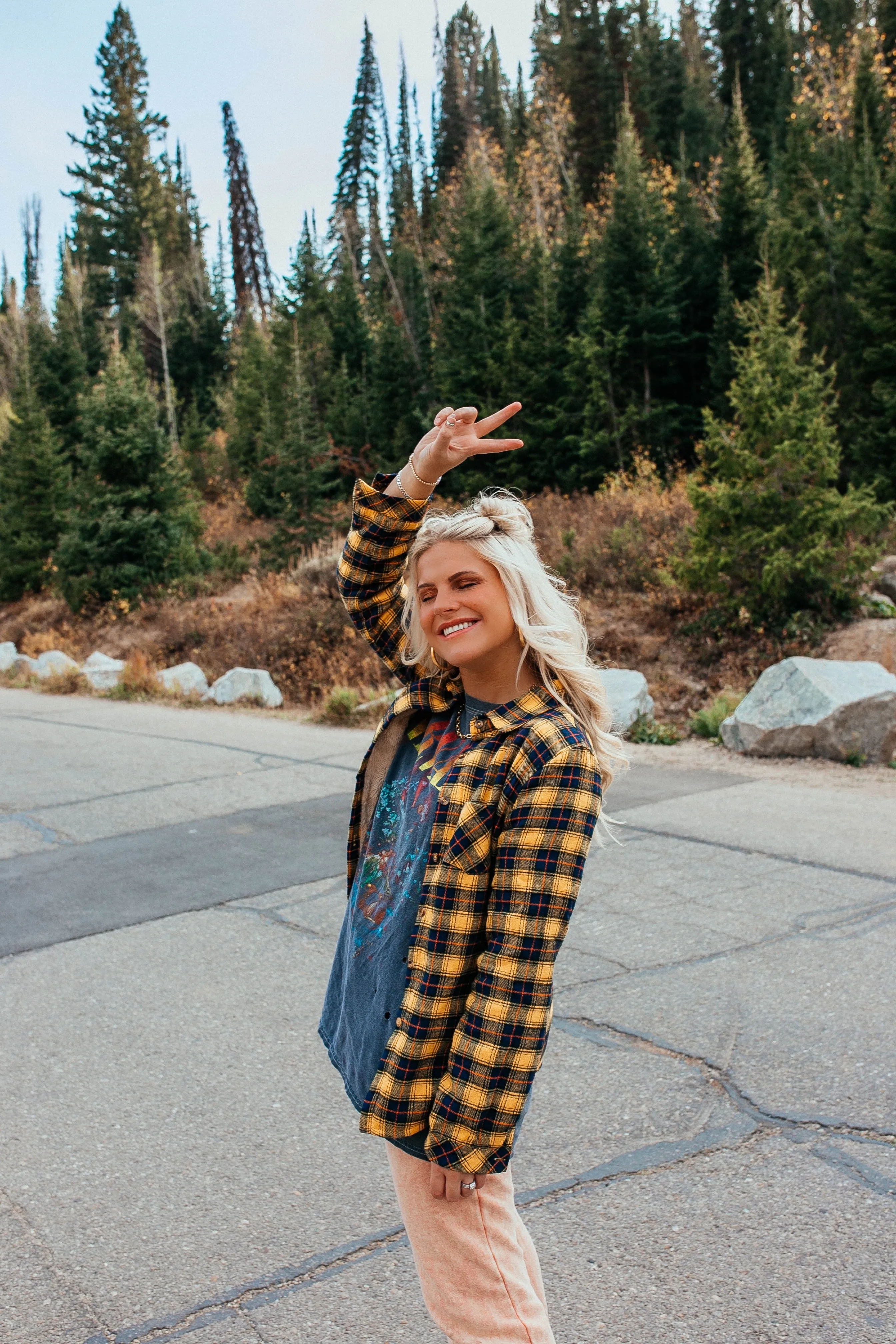 Fall Feels Flannel Top