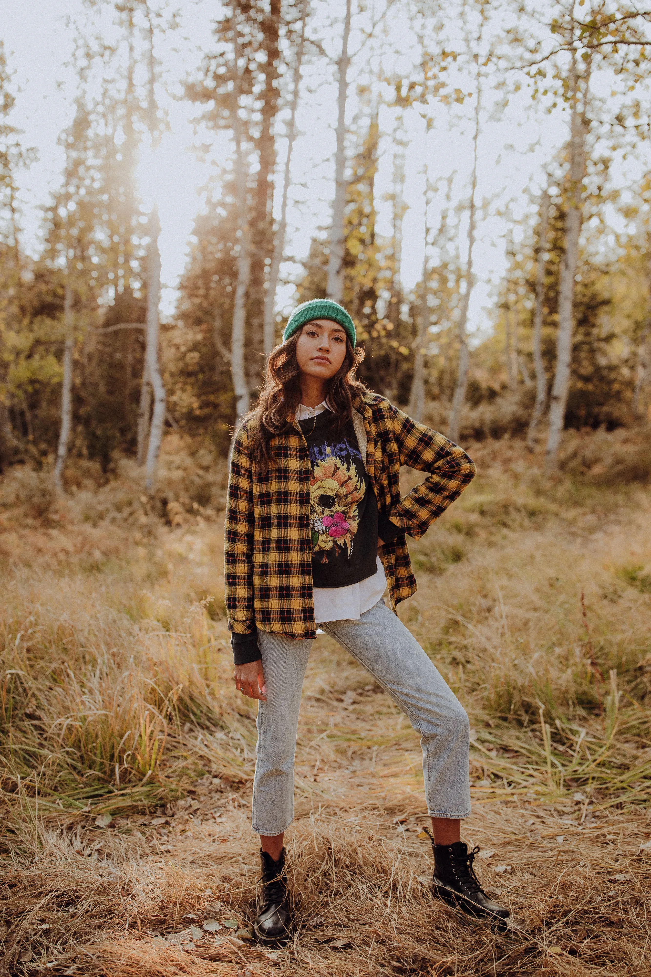 Fall Feels Flannel Top