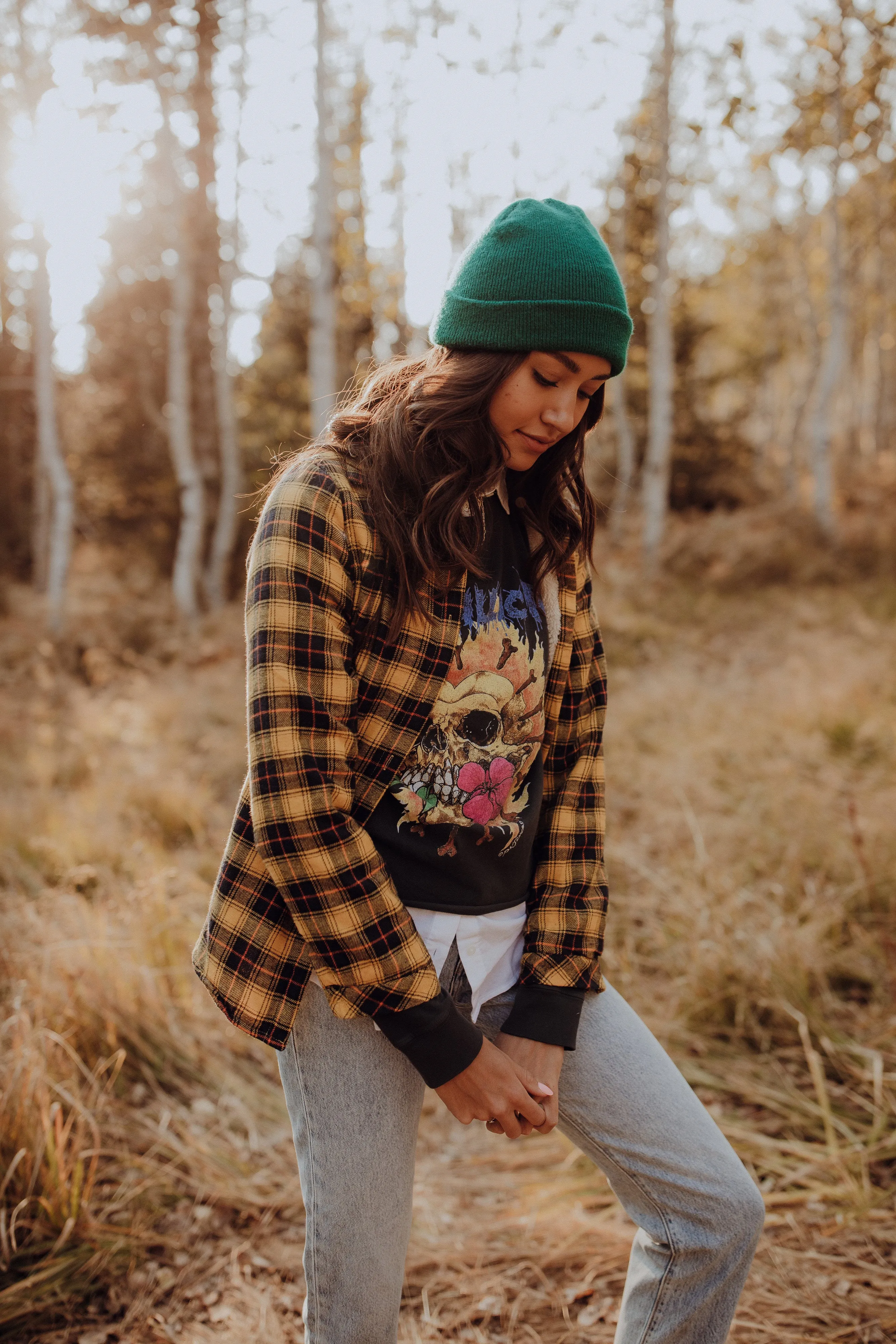 Fall Feels Flannel Top