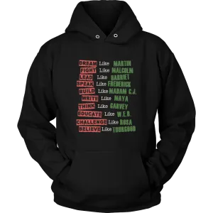 Fight Like Melanin Icons Hoodie