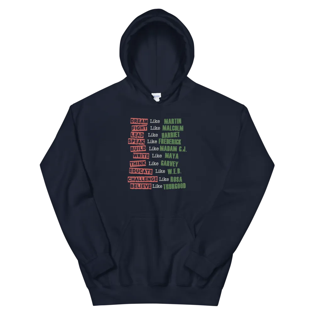 Fight Like Melanin Icons Hoodie