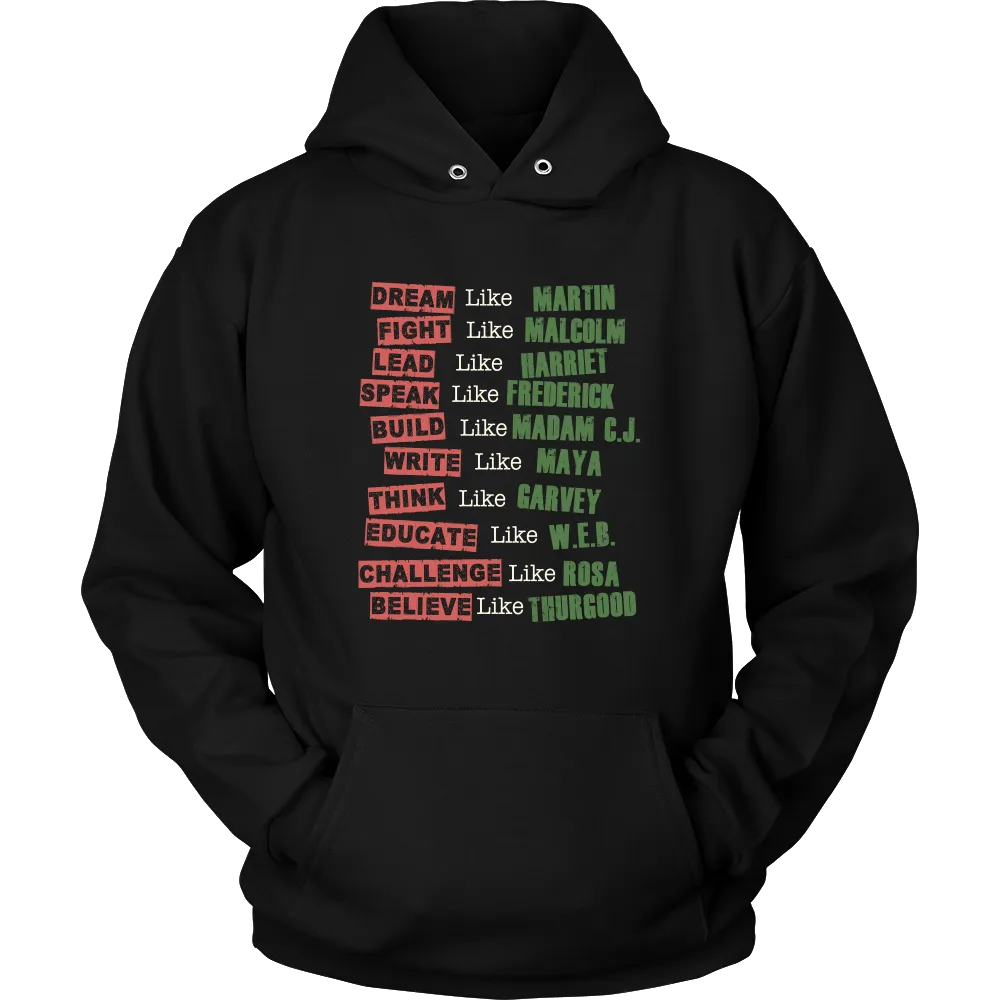 Fight Like Melanin Icons Hoodie