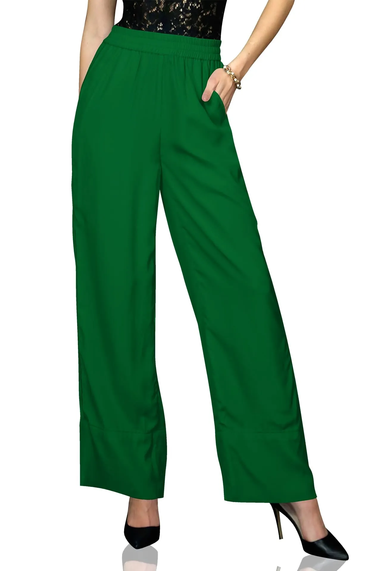 Green Pants For Ladies