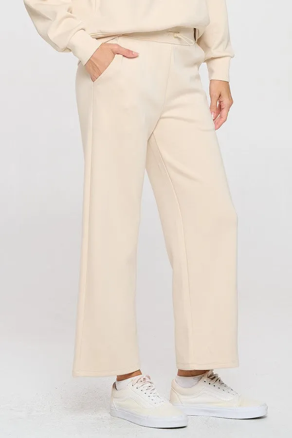 High Rise Straight Leg Pants