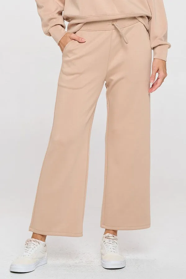 High Rise Straight Leg Pants