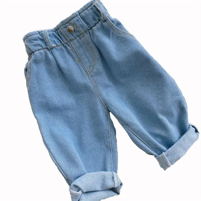 High waist children's jeans