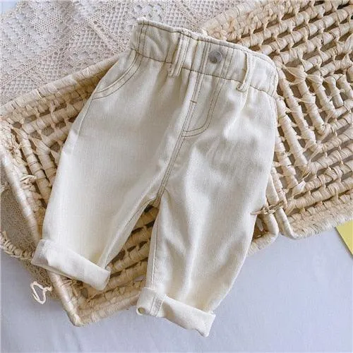 High waist children's jeans