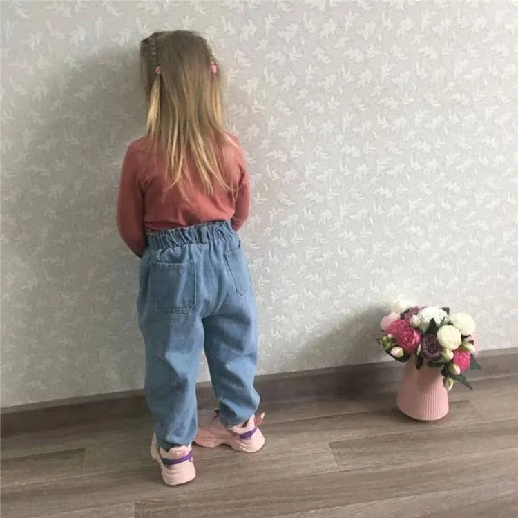 High waist children's jeans