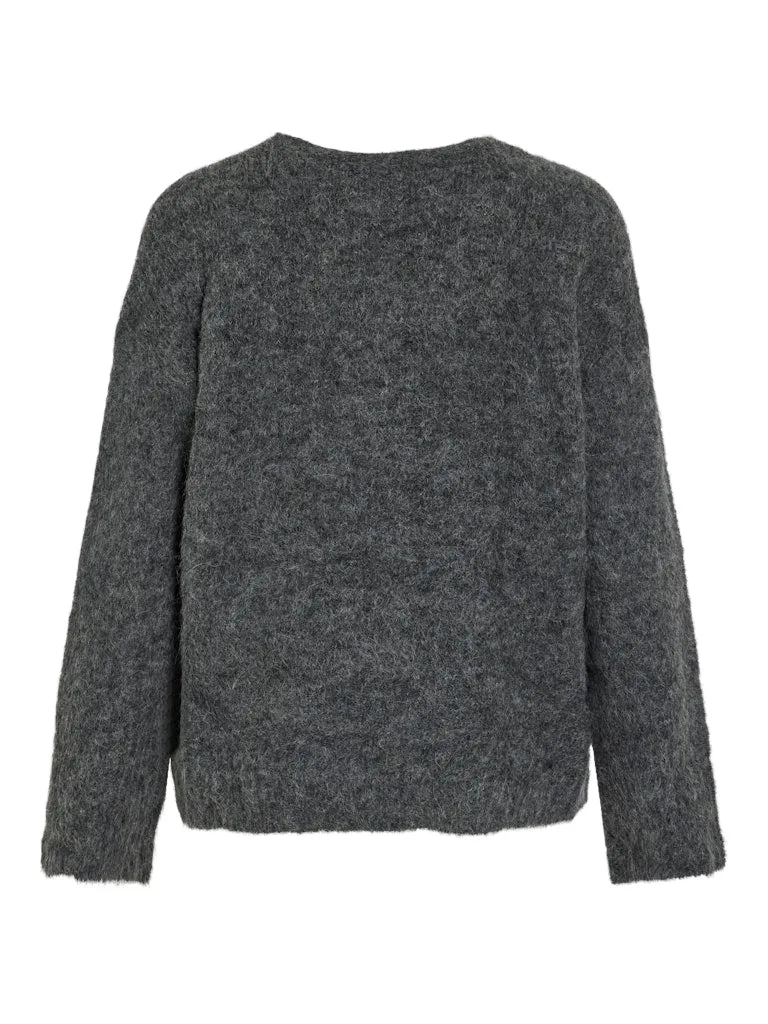 Hope Oversized Knit - Dark Grey Melange