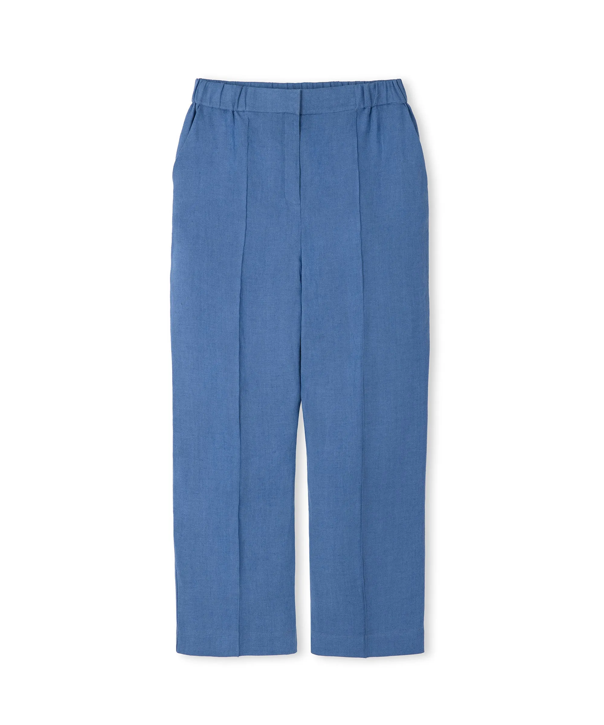 Ipekyol Ribbed Linen Trousers Blue