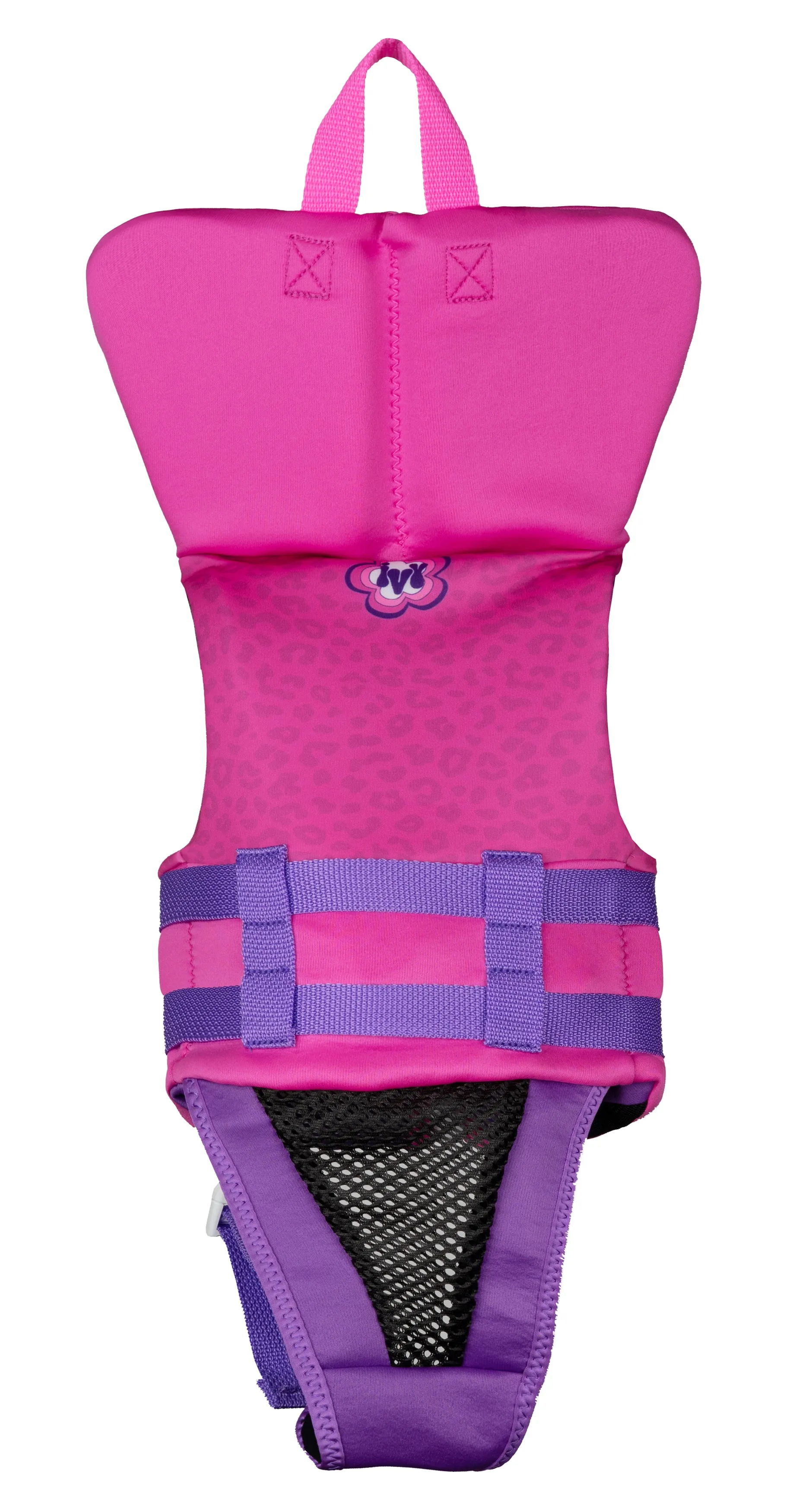 Ivy Junior Girls Vest with Collar - Pink Leopard - 2023