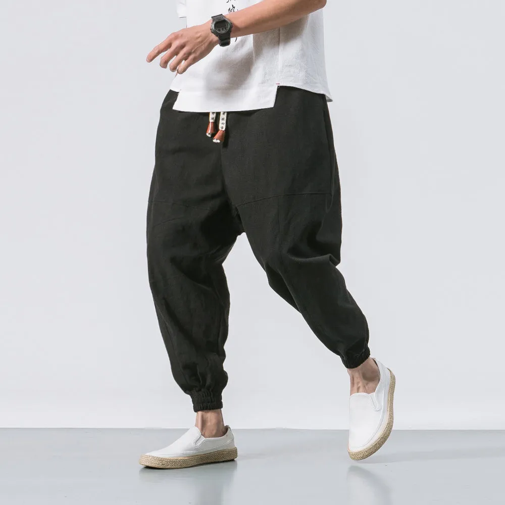 Kimono Haori Trousers - Unisex Style