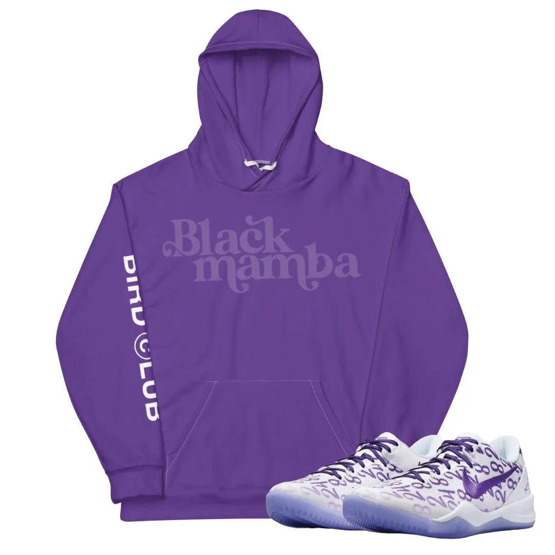 Kobe Protro 8 "Court Purple" Black Mamba Hoodie