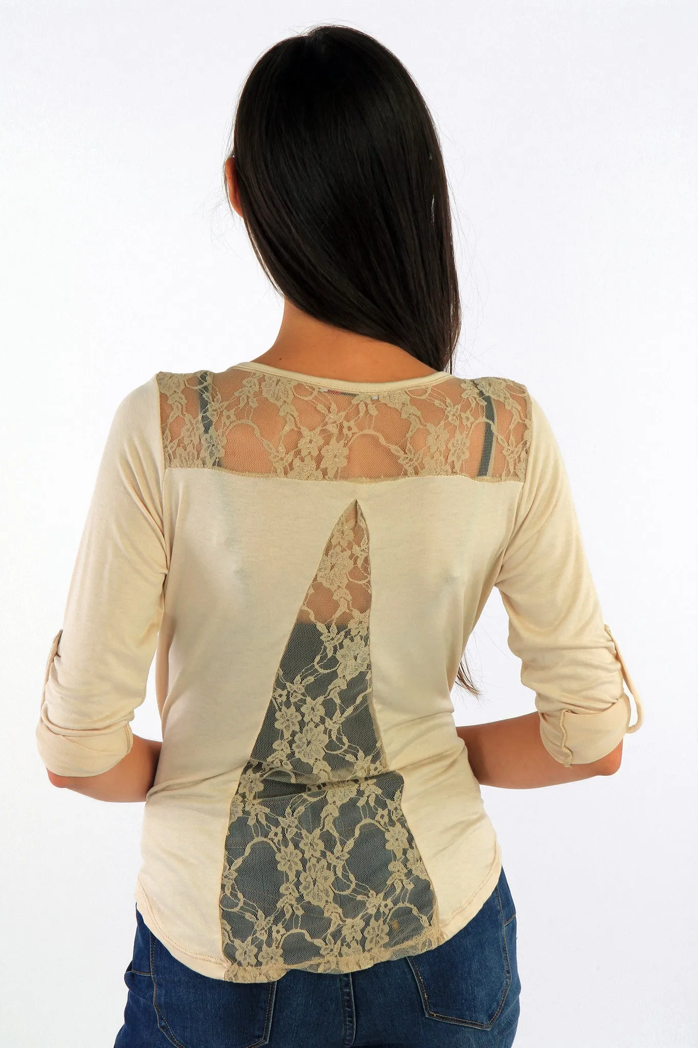 Lace Inserts Light Cardigan