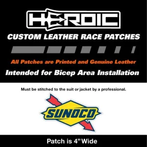 Leather Printed Patches - SUNOCO