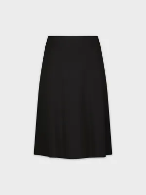 LIGHTWEIGHT 3 PANEL SKIRT-BLACK 29"