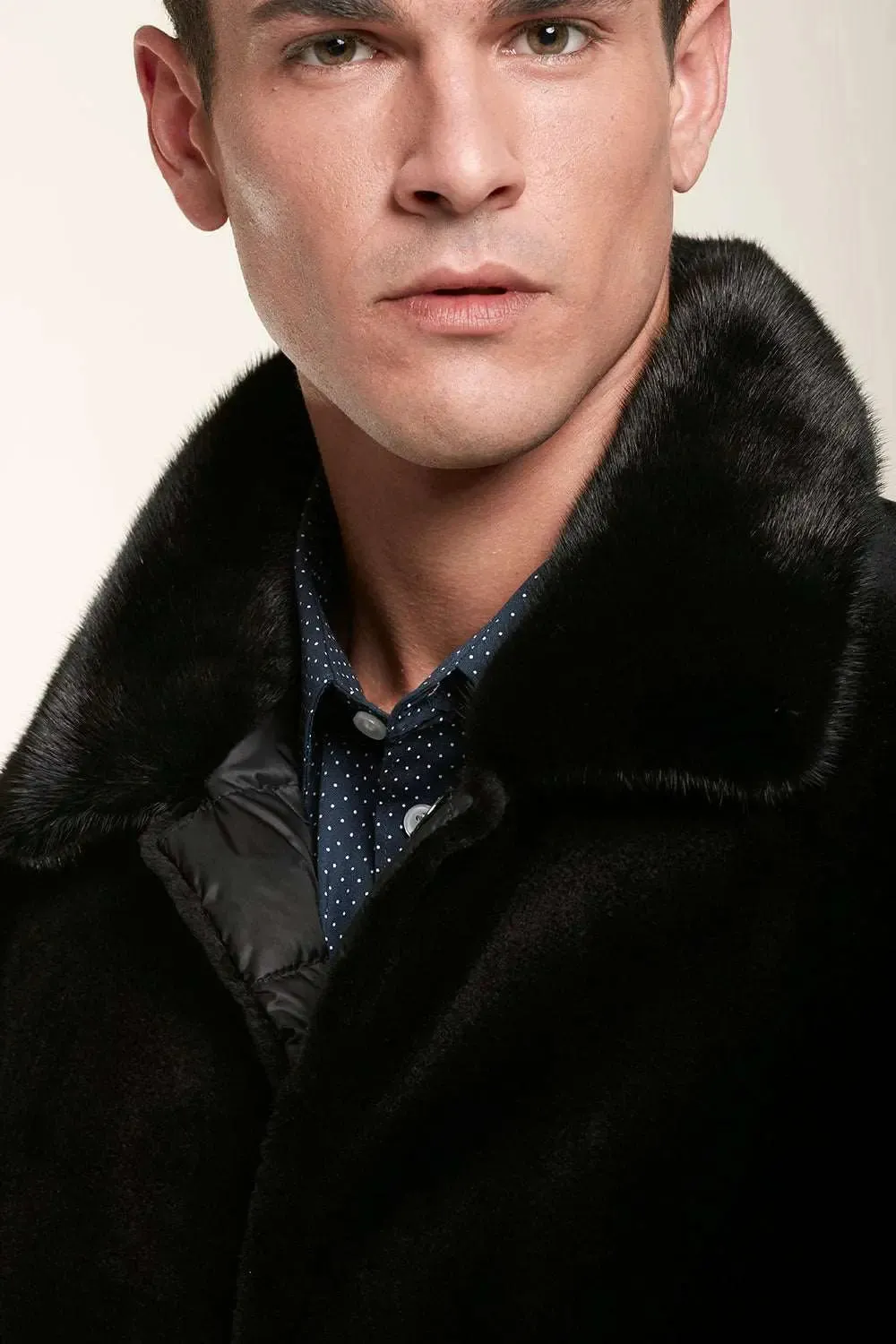 Men mink jacket