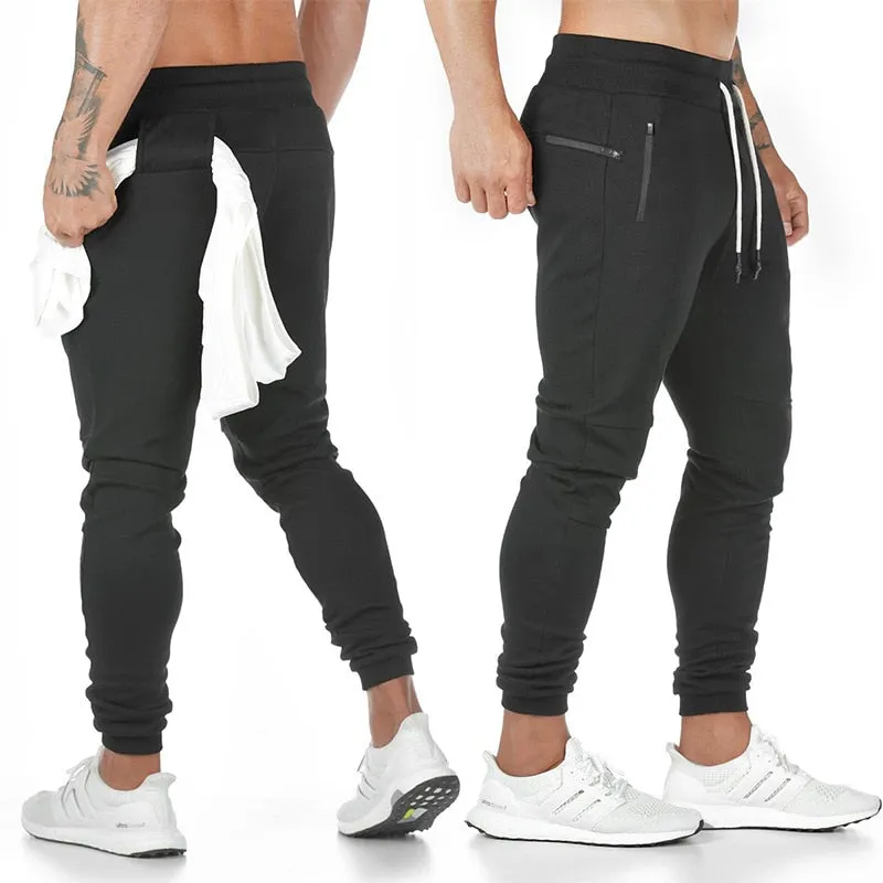 Men Sports Tracksuits Pants Skinny Sweatpants Male