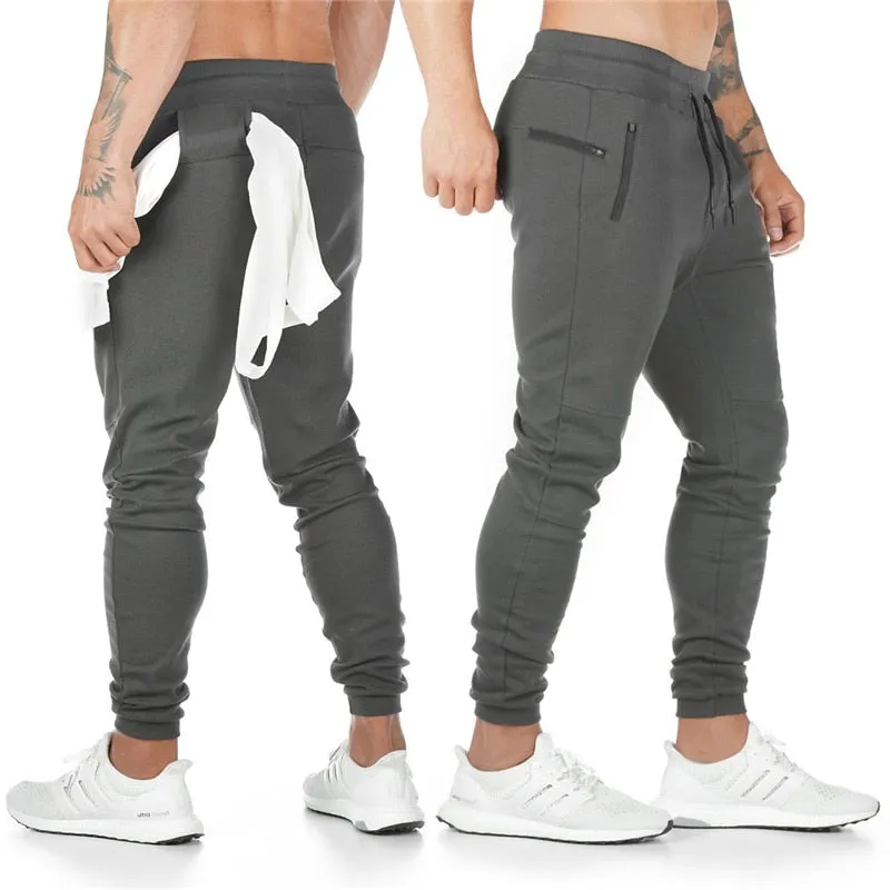 Men Sports Tracksuits Pants Skinny Sweatpants Male