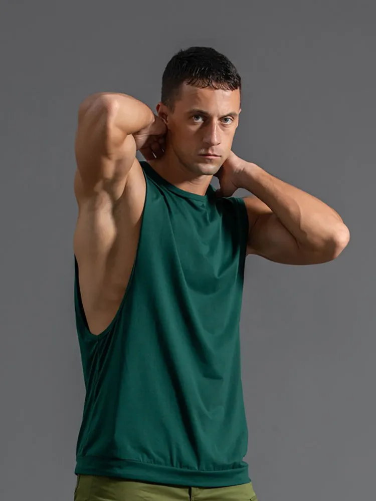 Men'S Cotton Bottoming Tank Vests