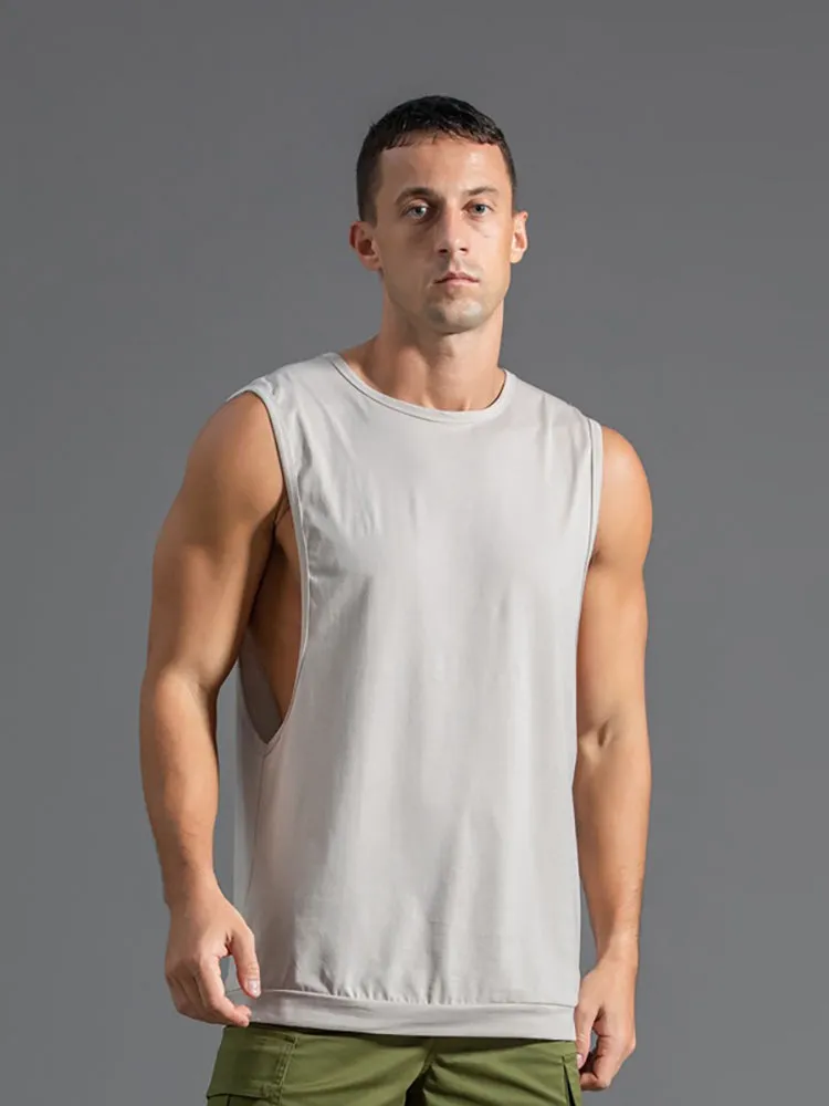 Men'S Cotton Bottoming Tank Vests