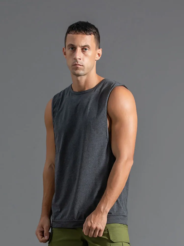 Men'S Cotton Bottoming Tank Vests