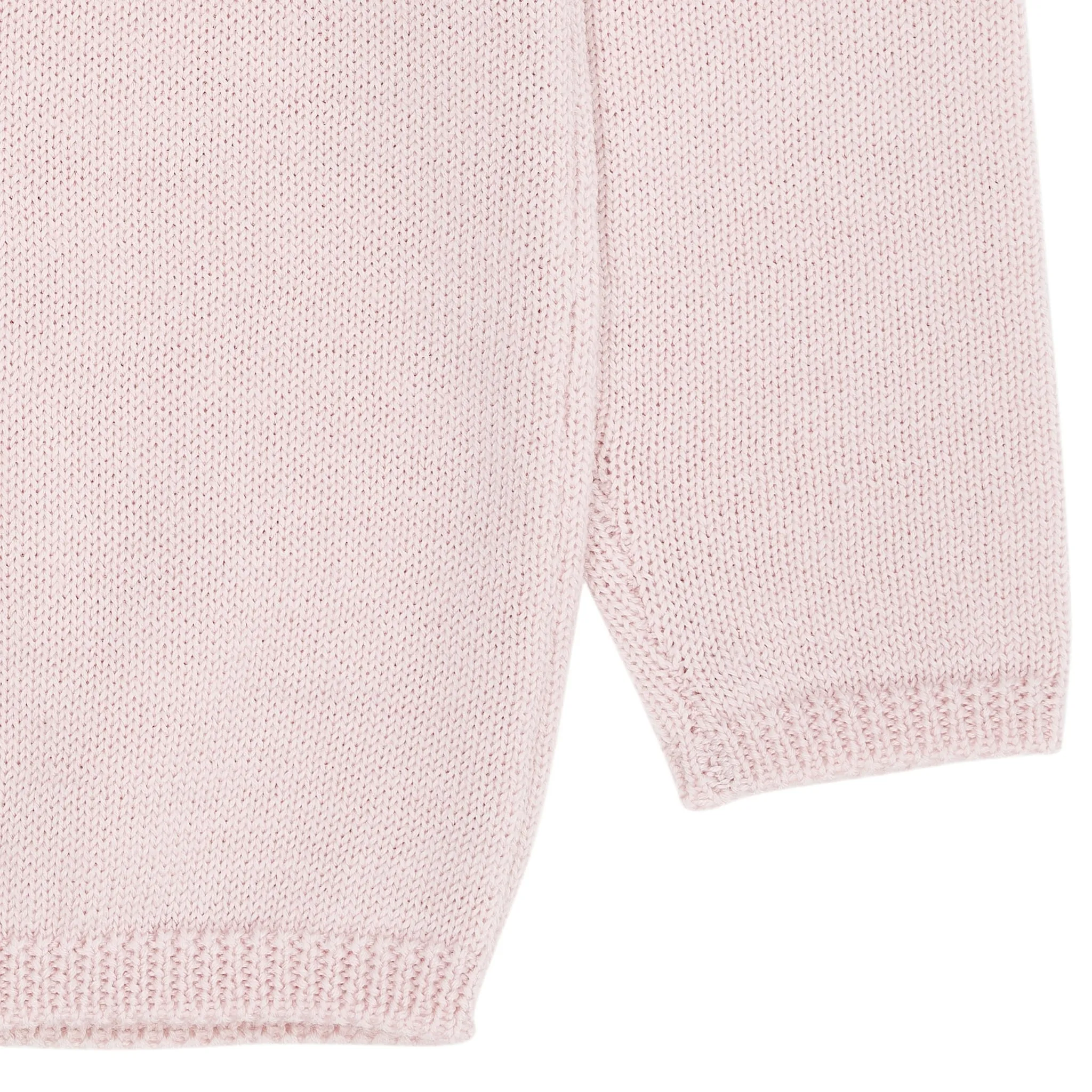 MERINO KNITTED CARDIGAN - DUSTY ROSE