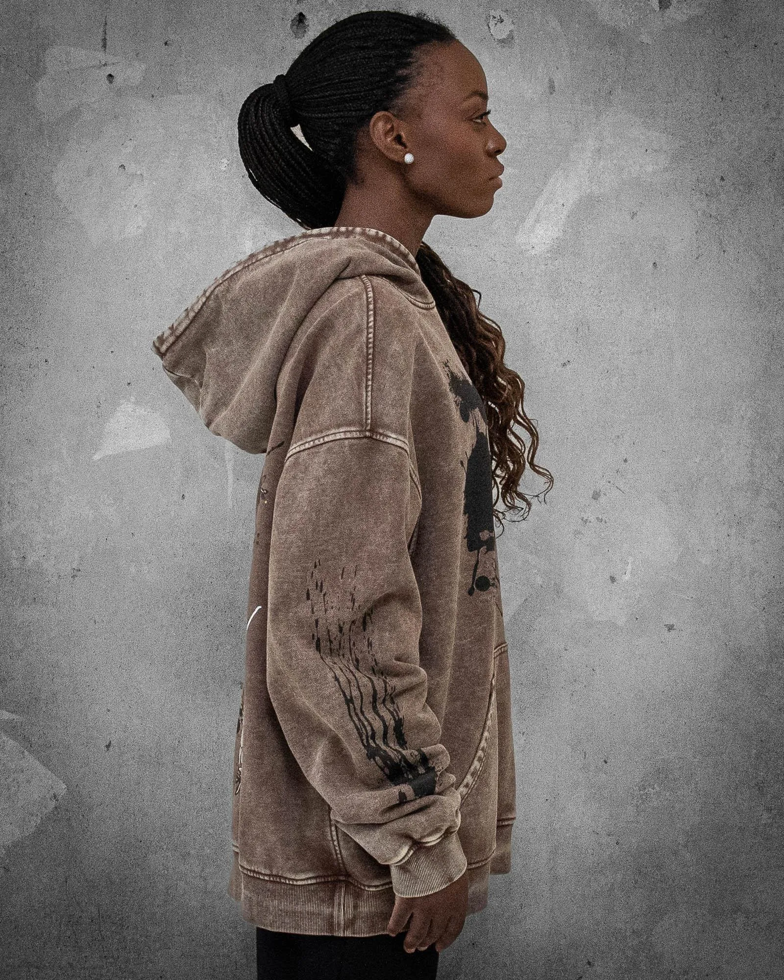 Misunderstood | Oversized Faded Women's Hoodie