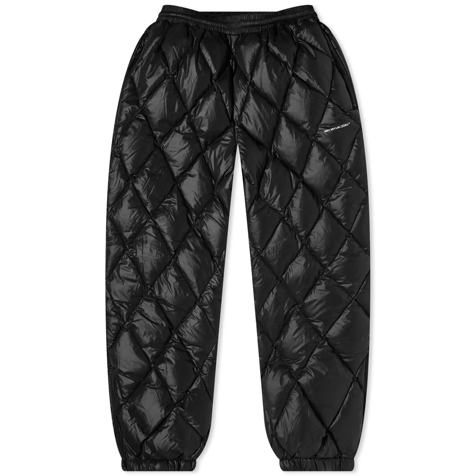 Mki Diamond Down Track Pants, black